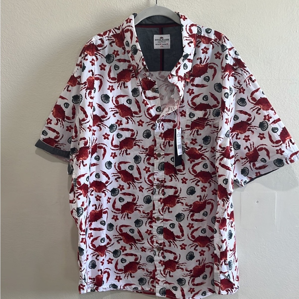 Men’s short sleeve Ditch Plains shirt size 3x New with tags